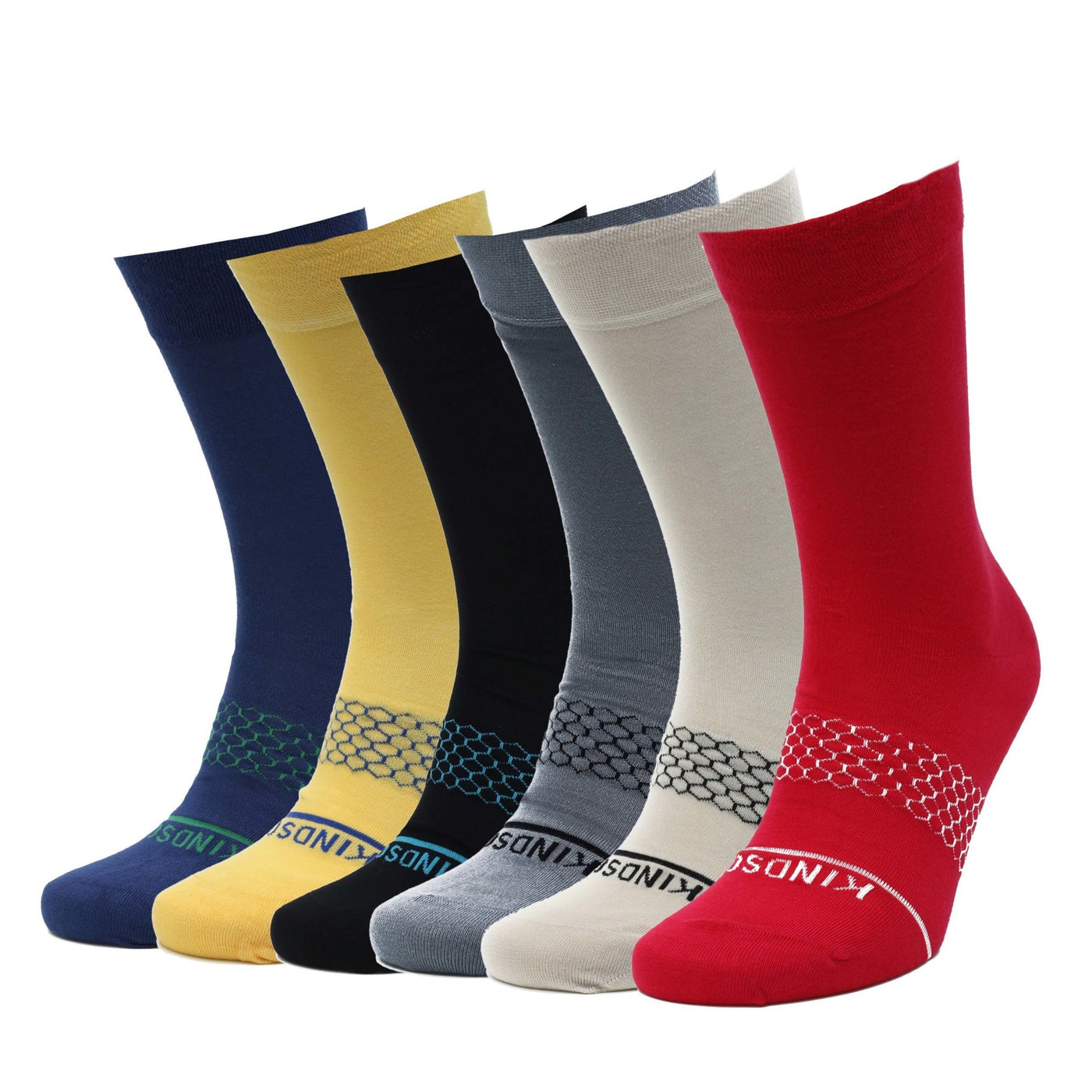 Men's Bamboo Dress Socks 6-Pair Pack – KindSox